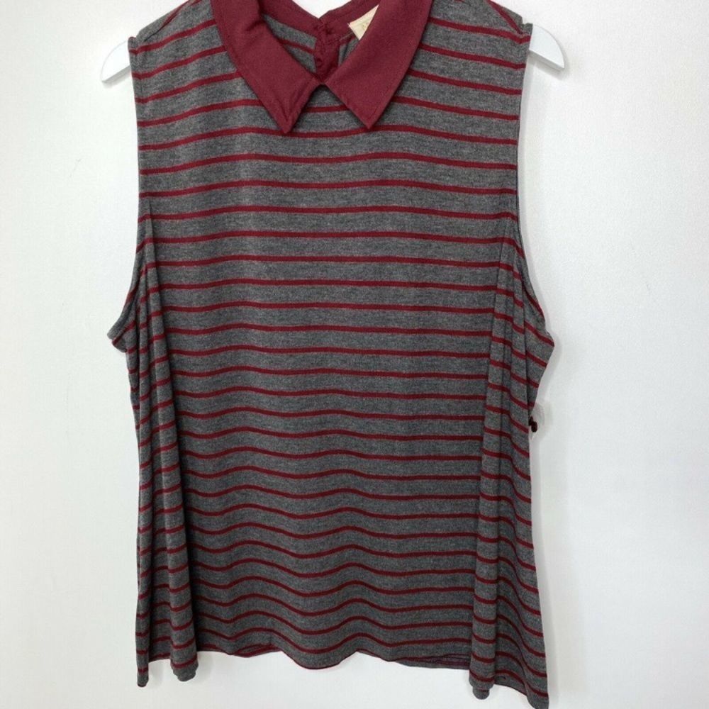 ModCloth | Declare & Contrast Striped Collared Top - Picture 6 of 10